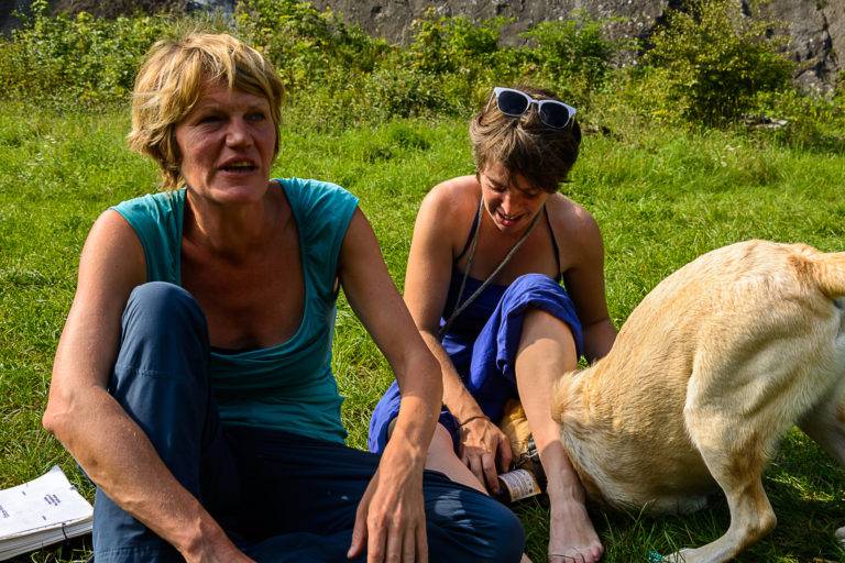 Escalade 2017_Marie, une des participantes avec déficience visuelle