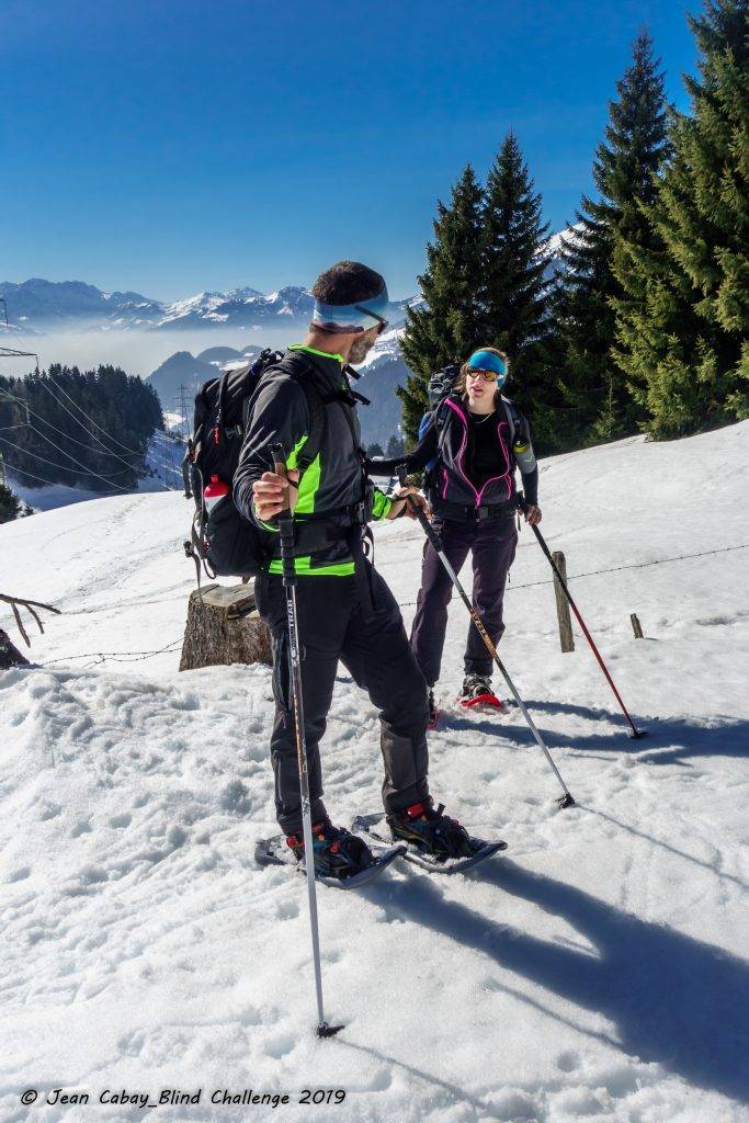 Raquettes 2019 dans le Canton de Vaud (Suisse)_Jean-Da et Maud ont mené les randonneurs durant ces trois jours